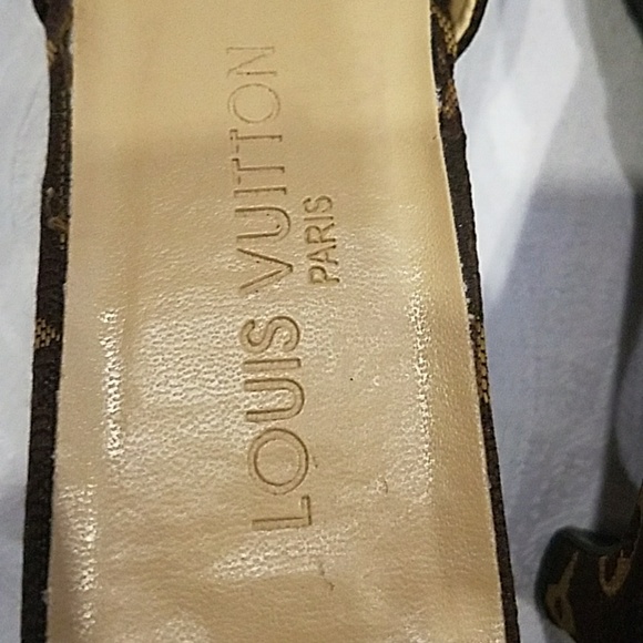 Louis Vuitton monagram slides Sandals size 10 - Picture 5 of 8